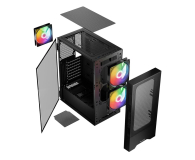 LOGIC CONCEPT Arya ARGB USB 3.0 Midi Tower Czarny AT-ARYA-10-000000-0002 - 1185196 - zdjęcie 5
